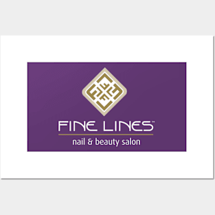 Fine Lines Nail and Beauty Salon Posters and Art